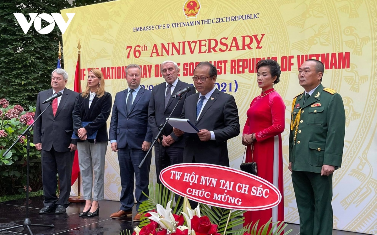 Long trọng kỷ niệm 76 năm Quốc khánh Việt Nam tại Séc